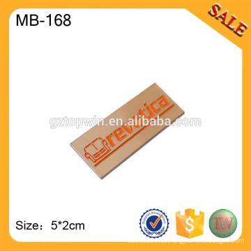 MB168 Oriente Medio placa de muebles logotipos de la marca, adhesivo árabe etiqueta de metal adhesivo